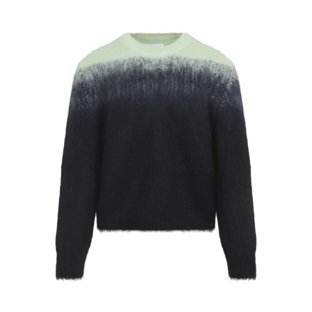 Jil Sander Gradient Knit Sweater With Crew Neckline - NWT